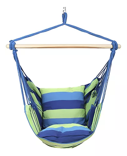 SILLA HAMACA COLGANTE COLUMPIO PARA JARDIN - 1
