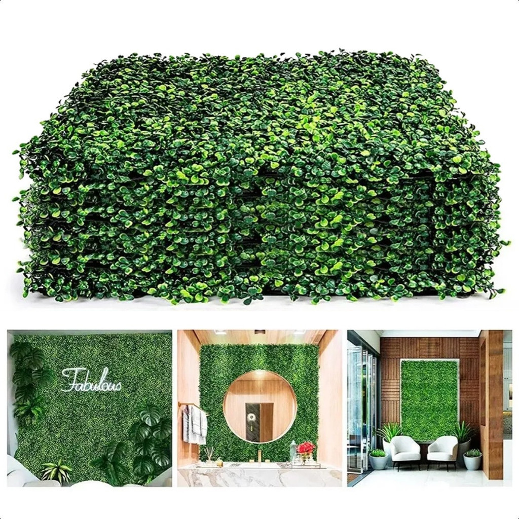 PACK 10 UNIDADES PASTO PALMETA ESTILO TRÉBOL SINTÉTICO 60X40 - 6