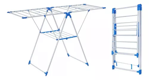 TENDEDERO PLEGABLE PARA SECAR ROPA PORTÁTIL ESTRUCTURA - 1
