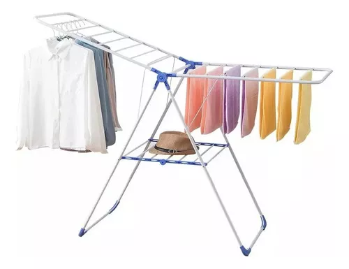 TENDEDERO PLEGABLE PARA SECAR ROPA PORTÁTIL ESTRUCTURA - 4