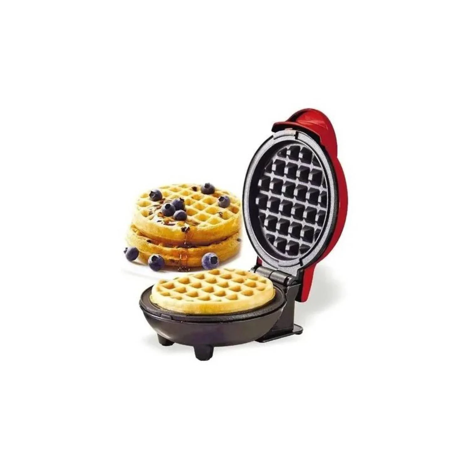 ANGELES DEL HOGAR MINI WAFFLERA MINI MAKER WAFFLE 350W