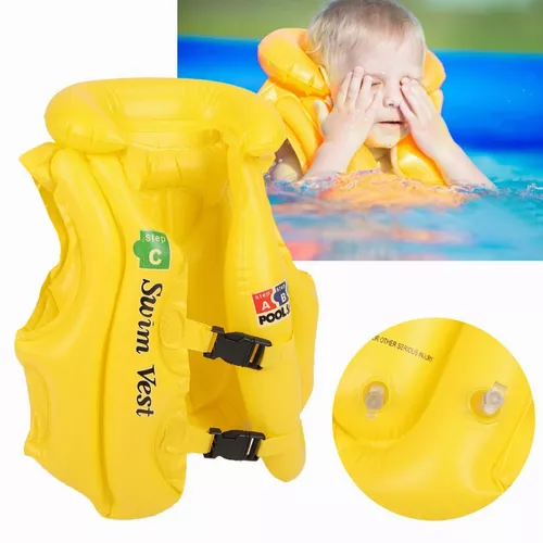 CHALECO ANGELES DEL HOGAR INFLABLE SEGURIDAD NIÑOS PISCINA - 1