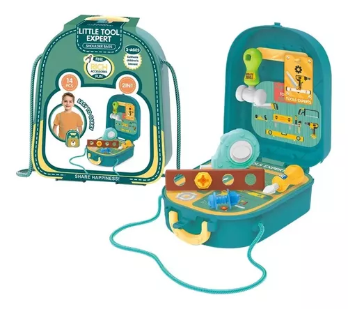 MOCHILAS DE JUGUETES ANGELES DEL HOGAR SET DE PICNIC JUEGO OFICIOS PARA NIÑOS - 1