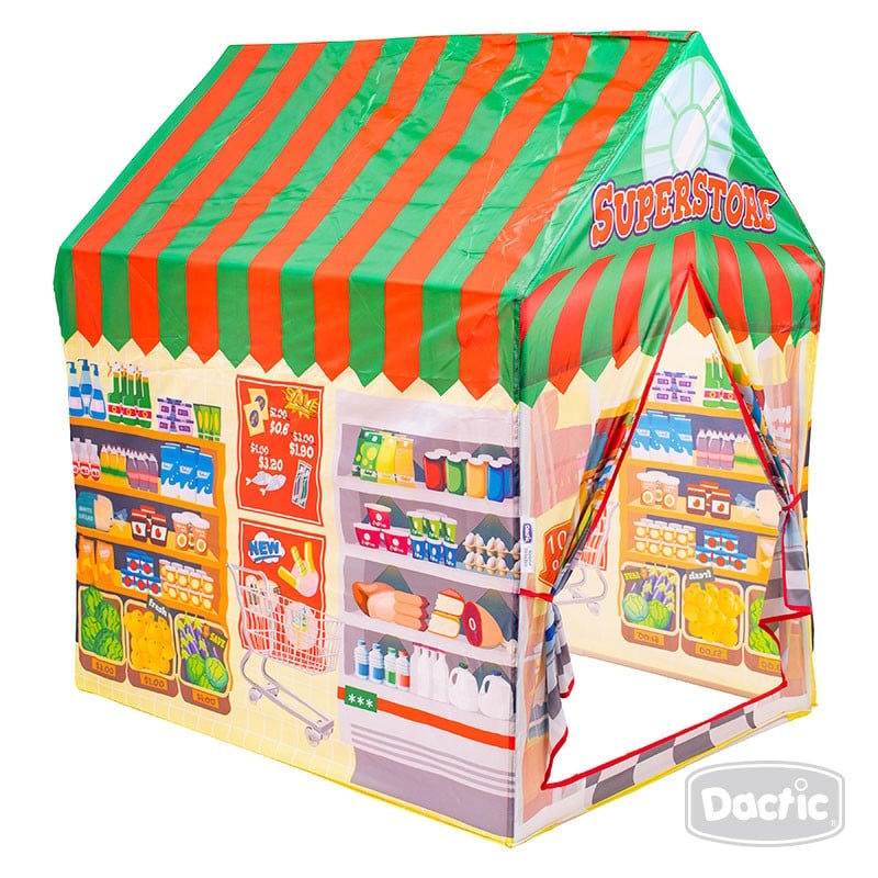 CARPA DE JUEGOS TIPO ANGELES DEL HOGAR MULTICOLOR TIENDA DE COMPRAS PARA NIÑOS - 1