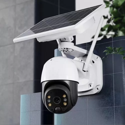 CÁMARA DE SEGURIDAD SOLAR 4G 5MP EXTERIOR + TARJETA SD 32GB