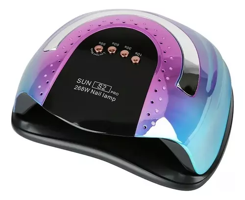 ANGELES DEL HOGAR LAMPARA LED PARA UÑAS PERMANENTES MANICURE UV 268W
