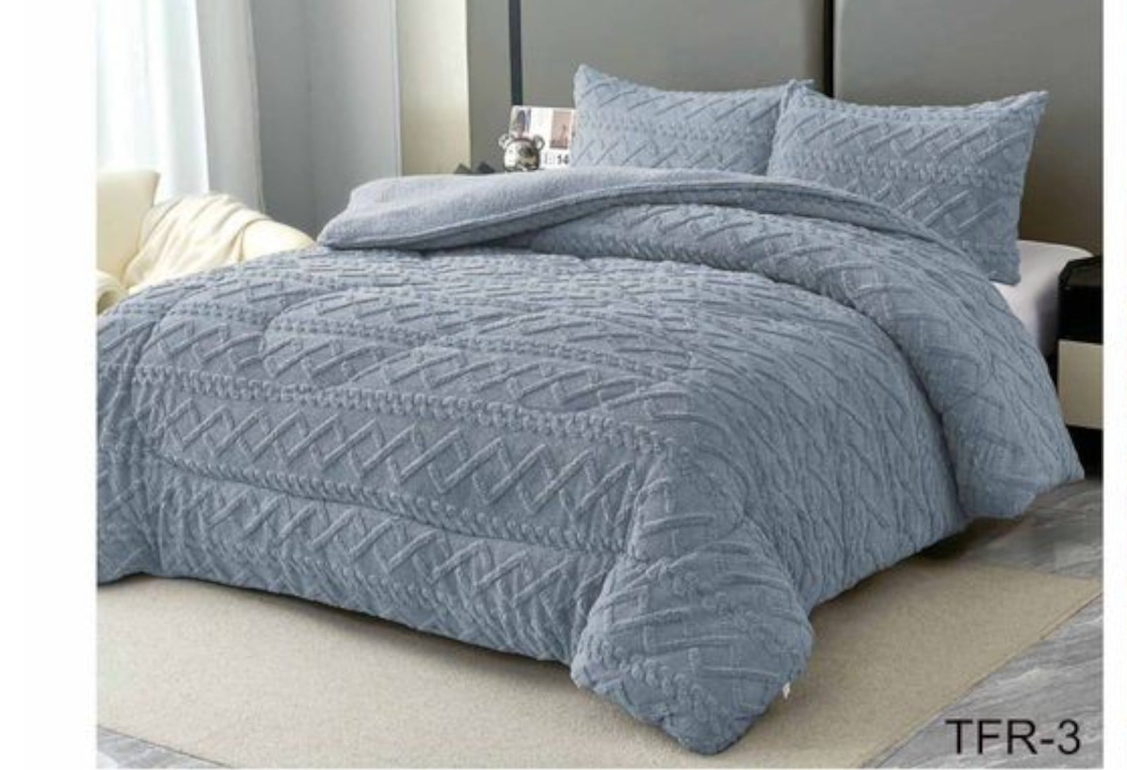PLUMON DE INVIERNO DIANA TEXTURIZADO 180X230CM - 1