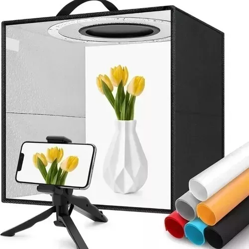 MINI ESTUDIO CAJA LUZ FOTOGRAFÍA USB LED 30X30 ESTUDIO - 1