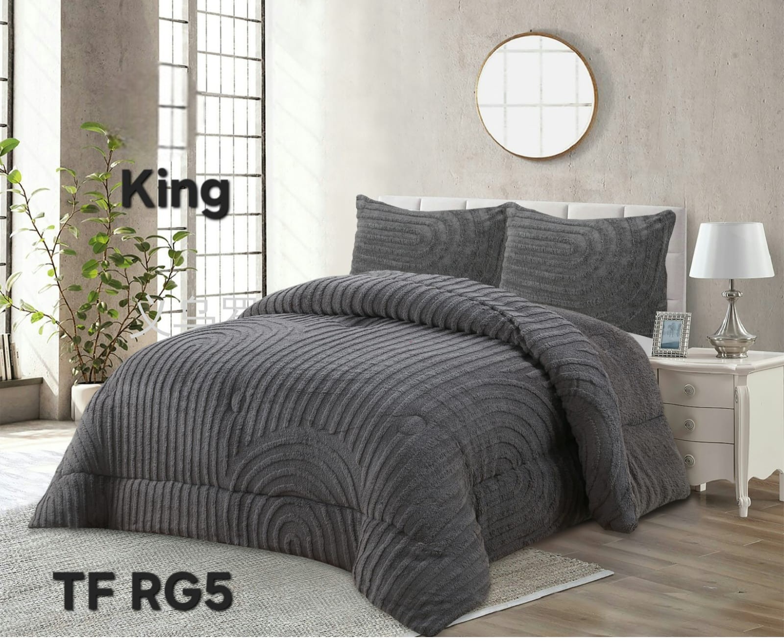 PLUMON DE INVIERNO TEN FEI CON DISEÑO LINEAL KING - 1