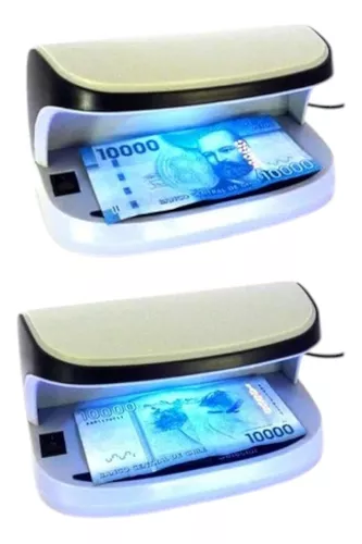 DETECTOR DE BILLETES FALSOS RECARGABLE MODELO LUZ UV. - 2