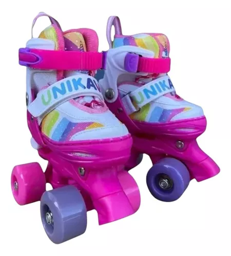PATÍN PATINES 4 RUEDAS S CON RUEDAS LUMINOSAS UNICORNIO - 2