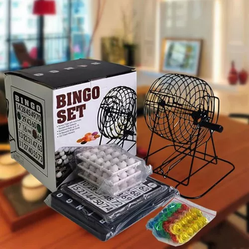 SET COMPLETO BINGO LOTTO JUEGO DE MESA - 1