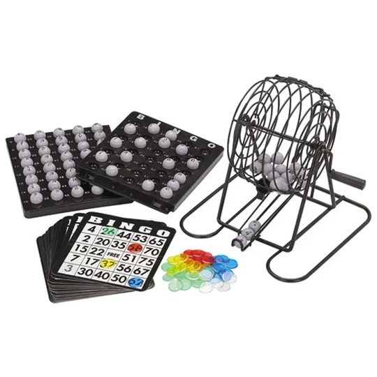SET COMPLETO BINGO LOTTO JUEGO DE MESA - 2