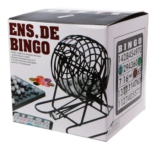 SET COMPLETO BINGO LOTTO JUEGO DE MESA - 3