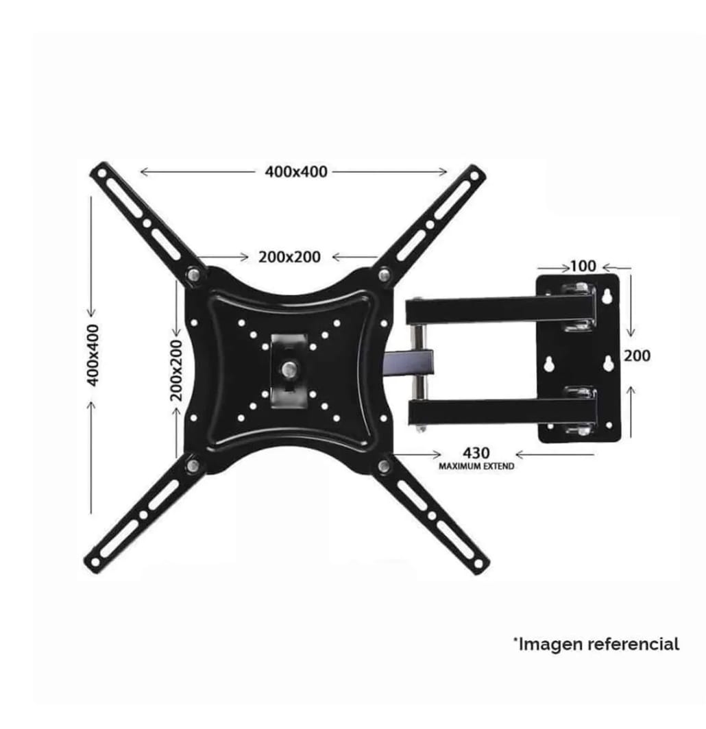 SOPORTE PARA TV CON BRAZO 14-55 PULGADAS HASTA 50 KILOS - 1