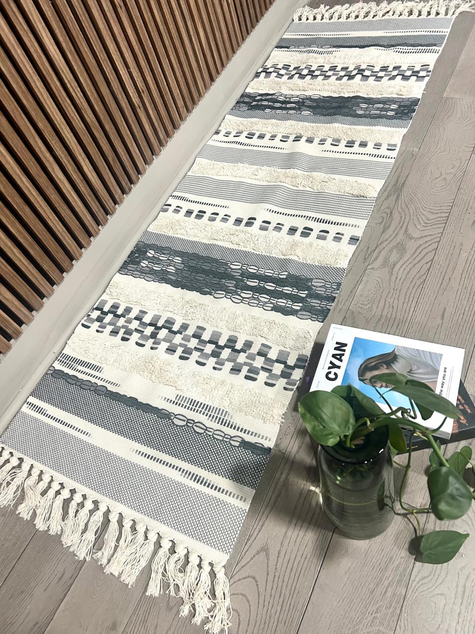 ALFOMBRAS PASILLERAS DE LINO 60 CM X 210 CM - 1