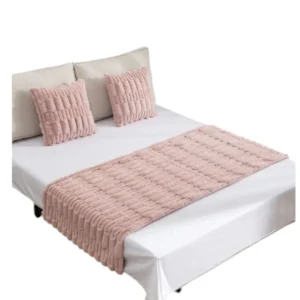 SET PIECERA PREMIUM + 2 FUNDAS COJIN TIPO PIEL SUAVE - 1