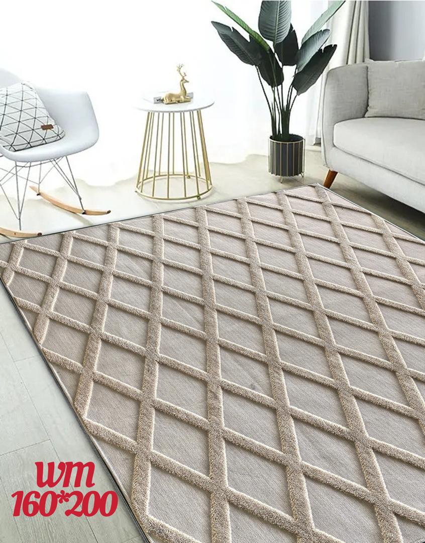 ALFOMBRA ANTIDESLIZANTE DE ALGODON 160X200CM - 1