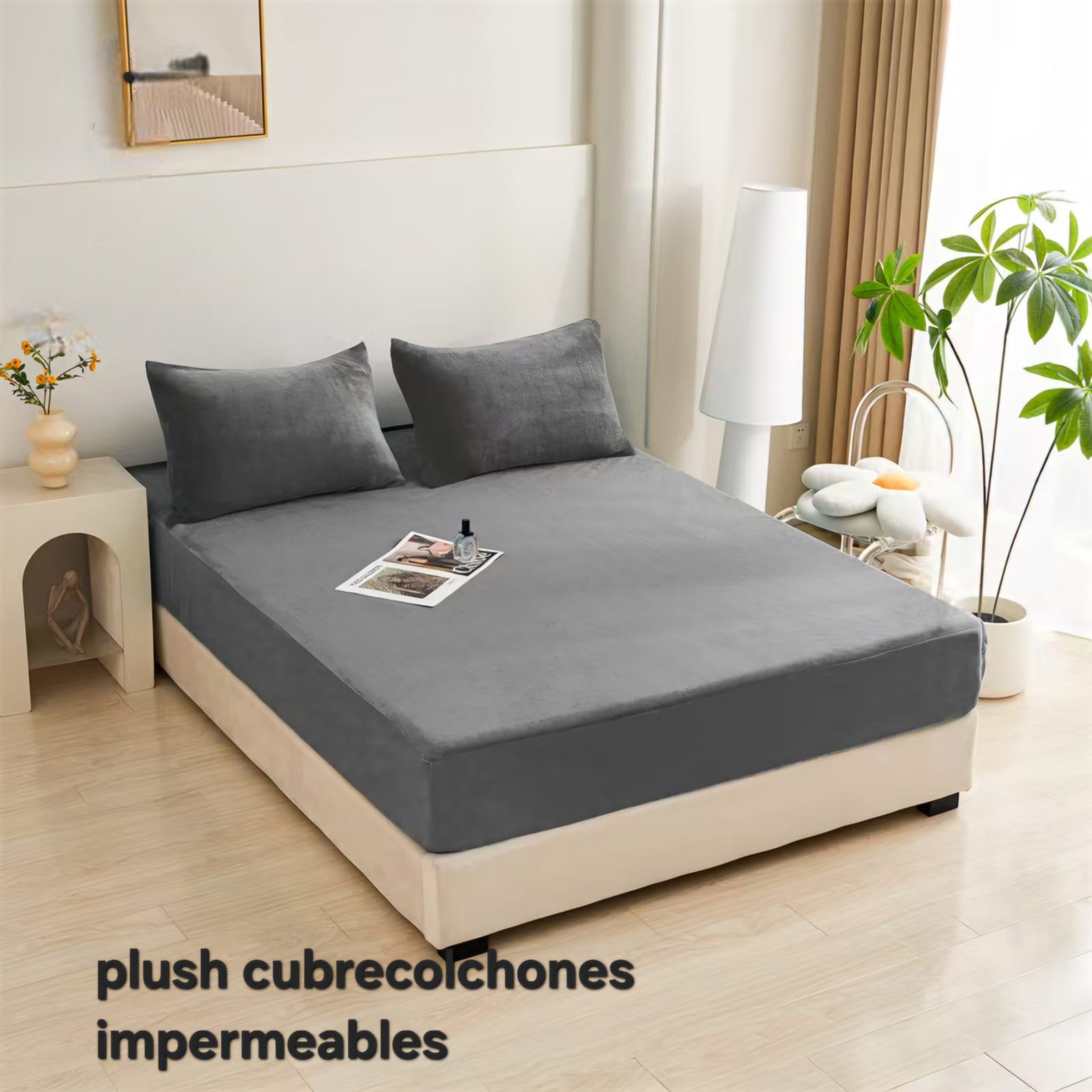 CUBRECOCCHON PLUSH IMPERMEABLE SUPER KING - 1