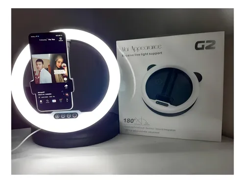 ARO DE LUZ PORTATIL CON SOPORTE – FORMA DE OREJITAS - 1
