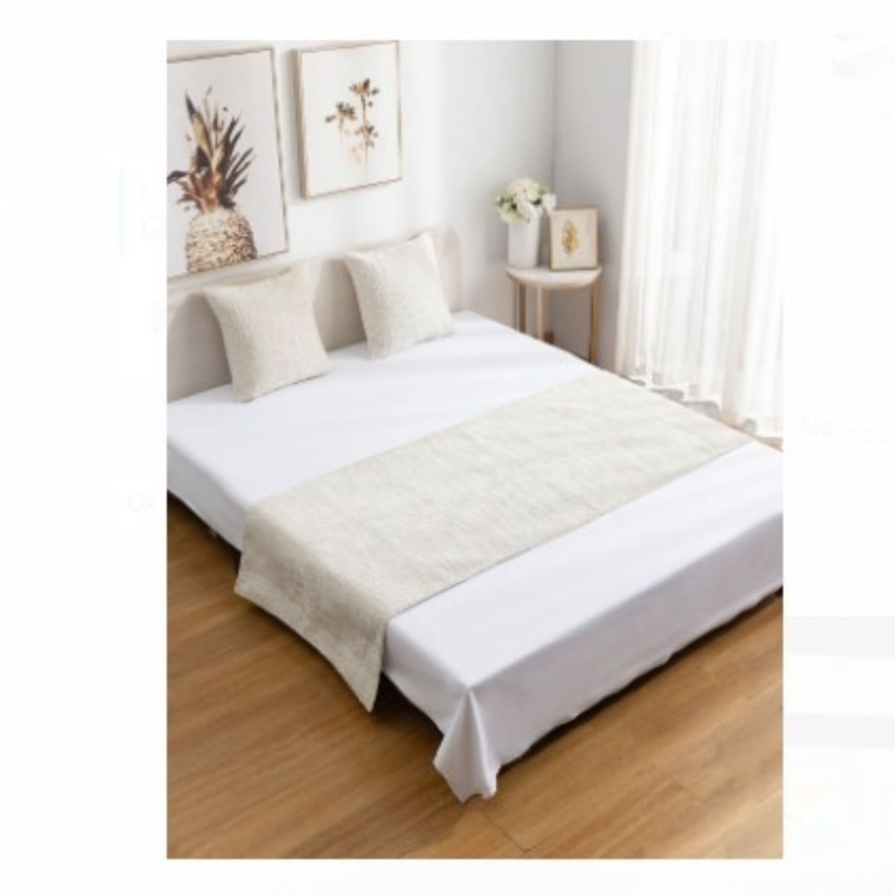 PIECERA SOLA DISEÑO CHENILLE CRUZ 70X210CM - 1