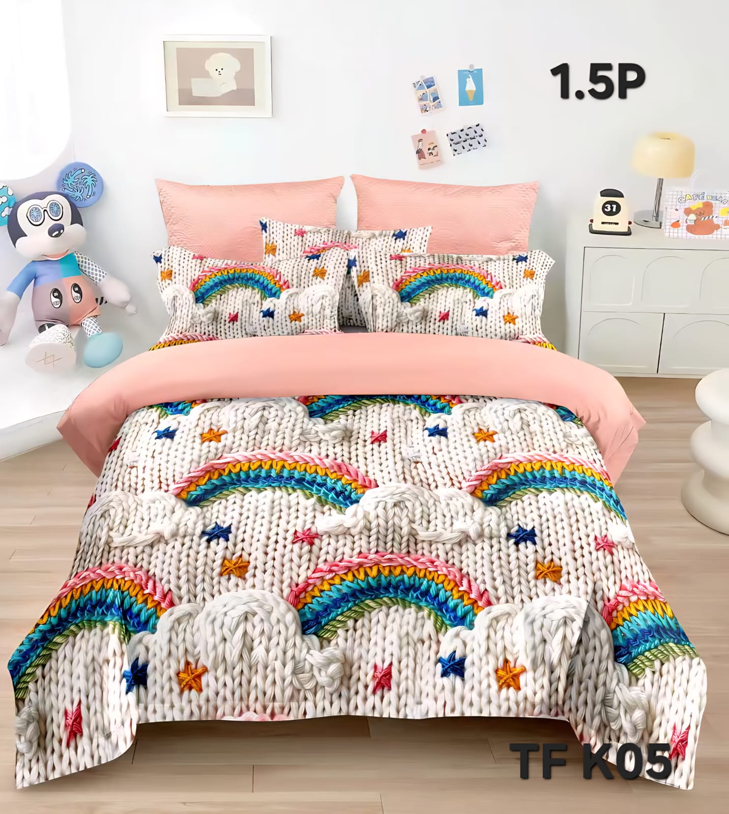 CUBRECAMA QUILT DE VERANO 5D INFANTIL 1.5CM - 1