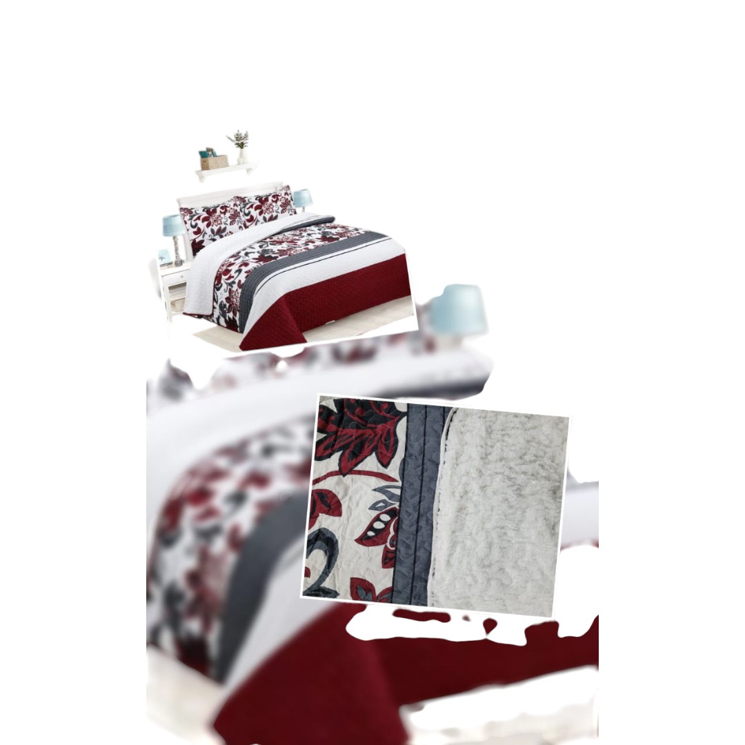 CUBRECAMA QUILT CON CHIPORRO DISEÑO 1.5 - 1
