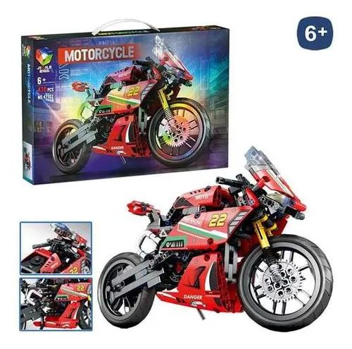 BLOQUES DE CONSTRUCCION MOTORCYCLE JUEGO ARMABLE 470PCS - 1