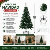 ARBOL DE NAVIDAD PINO ARTIFICIAL 150CM SDS16 - 1