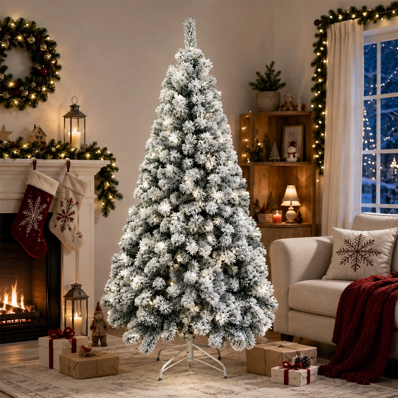 ARBOL DE NAVIDAD PINO NEVADO FRONDOSO 180 CM SDS53 - 2