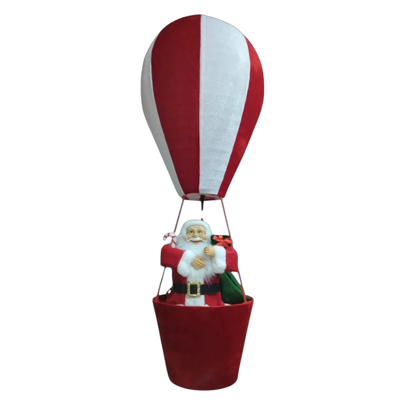 GLOBO AEROSTATICO PAPA NOEL 110CM - 1