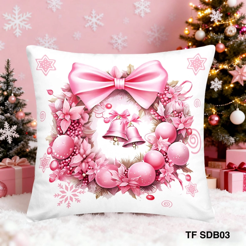 FUNDAS DE COJIN NAVIDEÑAS DECORATIVAS 45X45CM - 1