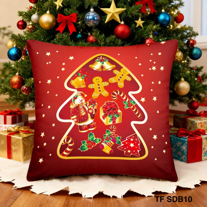 FUNDAS DE COJIN NAVIDEÑAS DECORATIVAS 45X45CM - 1