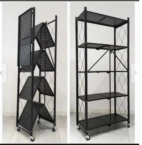 ESTANTE ORGANIZADOR PLEGABLE METALICO MULTIUSO 5 NIVELES - 2