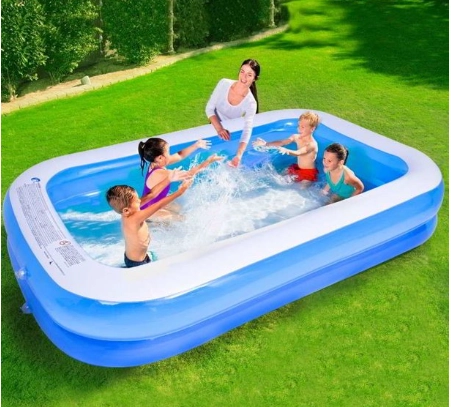 PISCINA RECTANGULAR INFLABLE 262MX175X51CM - 2