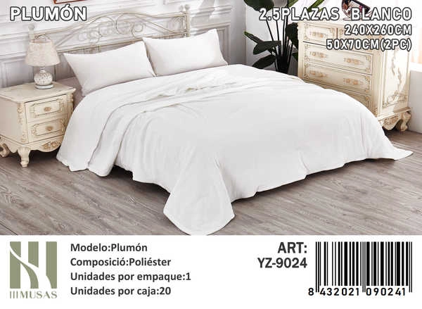 PLUMON SEMI ACOLCHADO IMUSSA KING 240X260CM - 1