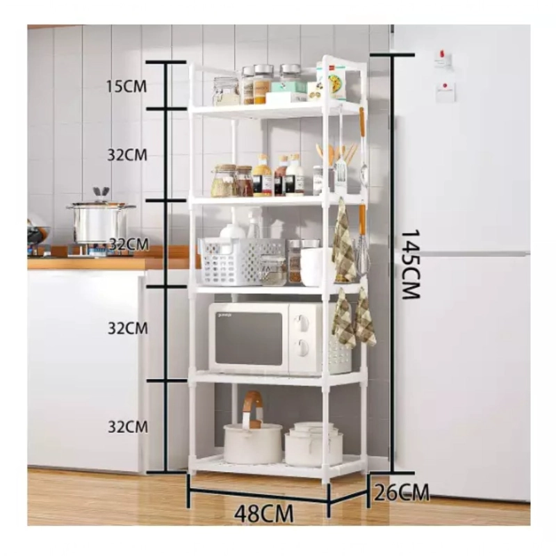RACK ESTANTE ORGANIZADOR COCINA MULTIFUNCIONAL 5 NIVELES - 1