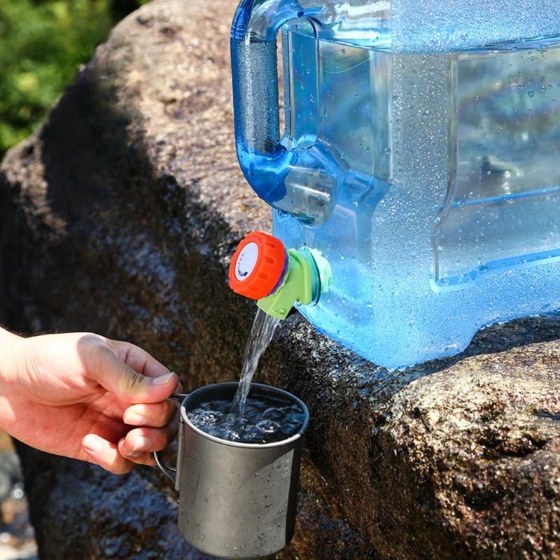 DISPENSADOR TANQUE DE AGUA 18LIT PORTATIL CON TAPA Y GRIFO - 2