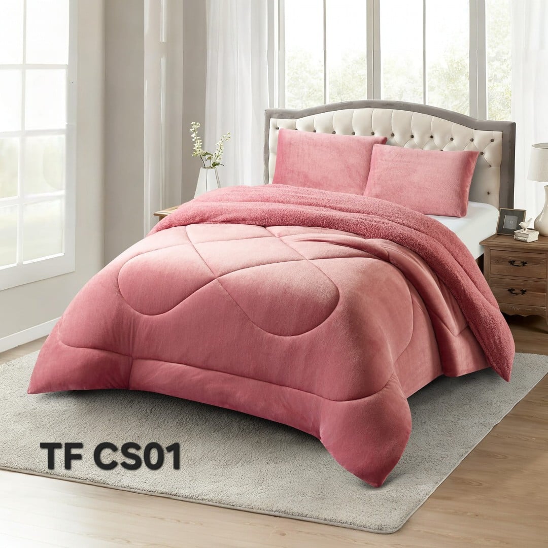 COBERTOR PLUSH DE INVIERNO TF PLAZA Y MEDIA - 1