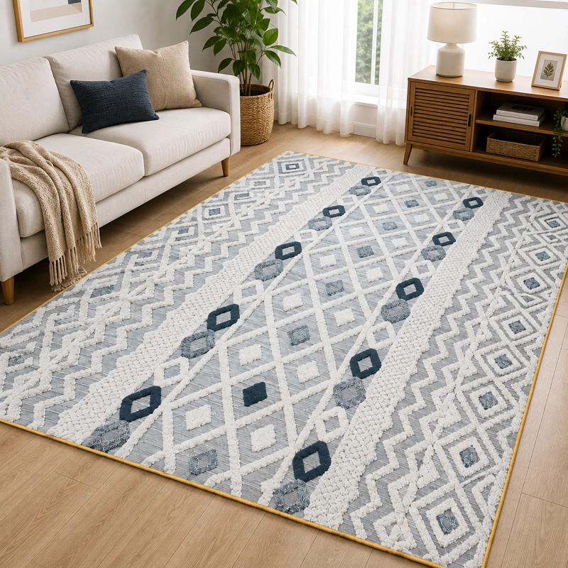 ALFOMBRA JACQUARD DE ALGODON 180X200 CM - 2