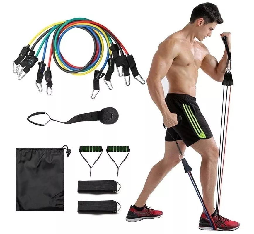 SET DE BANDAS DE RESISTENCIA - KIT DE BANDAS DEPORTIVAS - 2