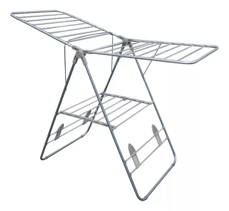 TENDEDERO DE ROPA 133x125x60 cm - COTIDIANA - - 1