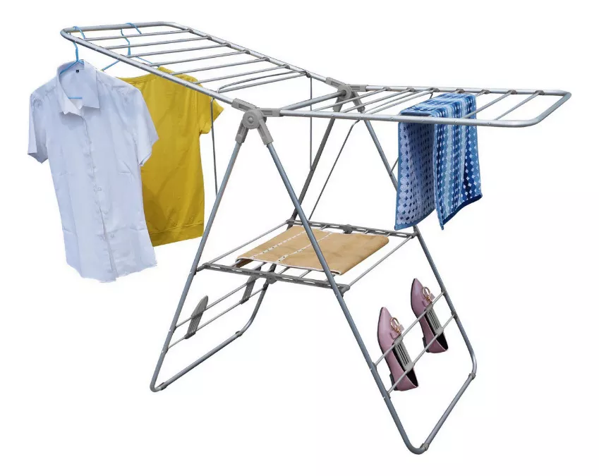 TENDEDERO DE ROPA 133x125x60 cm - COTIDIANA - - 3