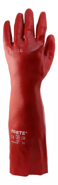 GUANTE FORTE PVO ROJO 44 CM - 2