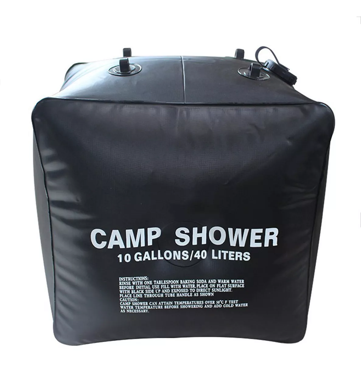 DUCHA SOLAR 40 LITROS NEGRO DOITE - 1