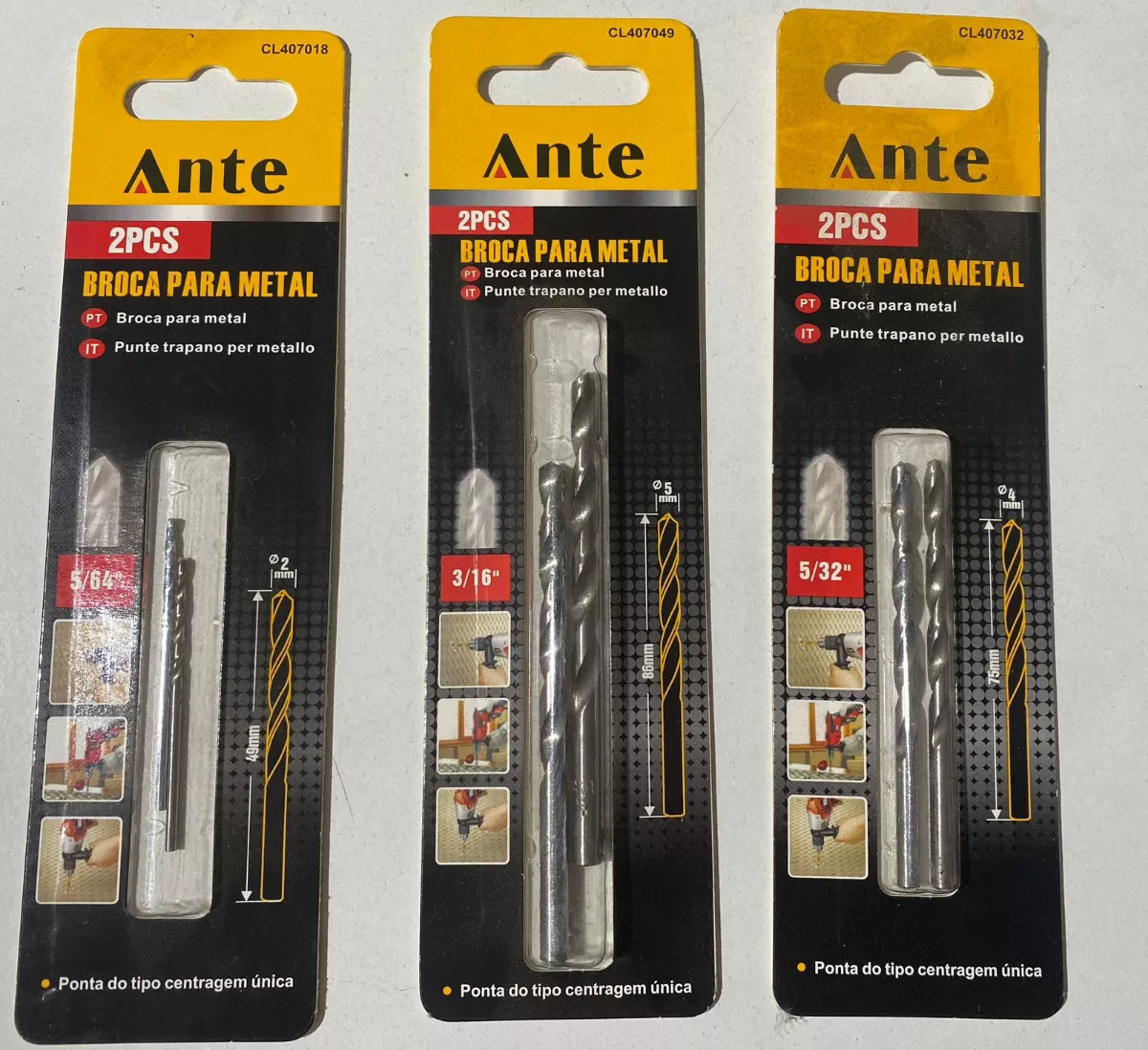 BROCAS PARA METAL - PACK 6 UNIDADES - 1