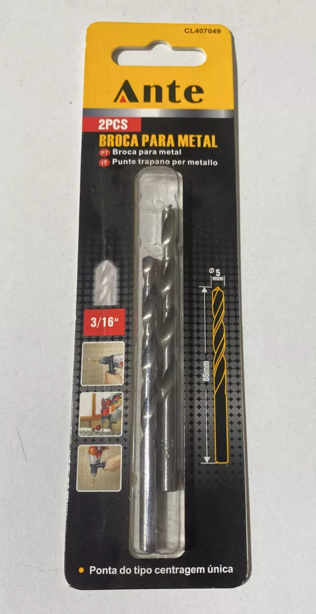 BROCAS PARA METAL - PACK 6 UNIDADES - 3