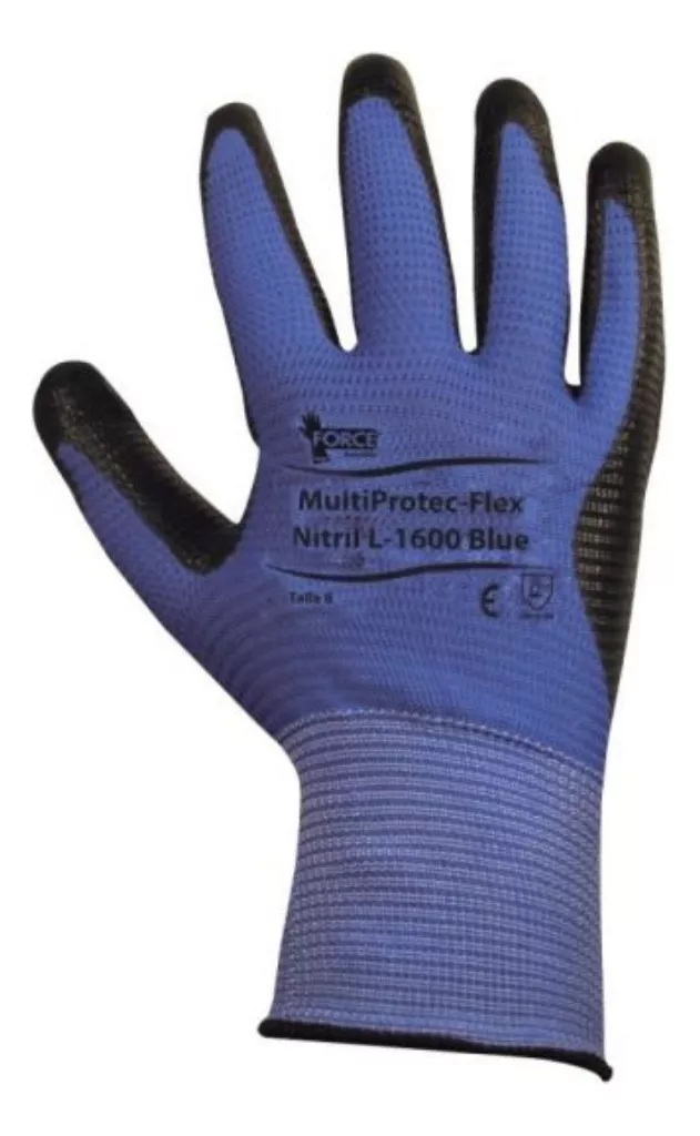 GUANTE MULTIPROTEC-FLEXBLUE L-1600 PACK 3 UNIDADES - 1