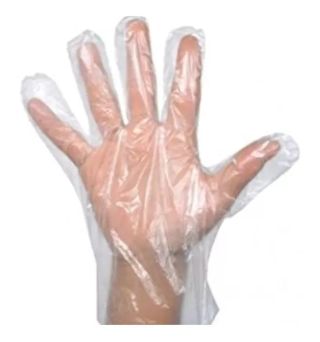 GUANTES DESECHABLES POLIETILENO 100 UNIDADES - 1