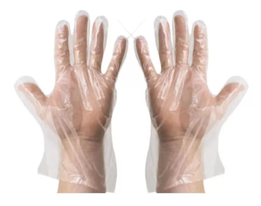 GUANTES DESECHABLES POLIETILENO 100 UNIDADES - 2
